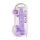 RealRock - dildo realist transparent - mov 22cm