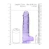 RealRock - dildo realist transparent - mov 22cm