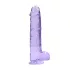 RealRock - dildo realist transparent - mov 22cm