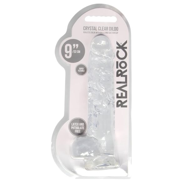 REALROCK - dildo transparent realist - 22cm