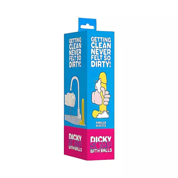 S-Line - Dicky - săpun penis cu testicule - vanilie (210g)