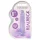 RealRock - dildo realist transparent - lila - 15 cm
