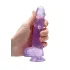 RealRock - dildo realist transparent - lila - 15 cm