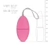 Easytoys - Ou vibrator cu telecomandă 7 mode - roz