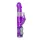 Easytoys Rabbit - vibrator rotativ cu biluțe și braț pentru clitoris - mov