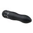 Easytoys Diamond Curved - mini vibrator știft (negru)