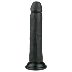 Easytoys - dildo realist cu ventuză (20,5cm) - negru
