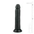 Easytoys - dildo realist cu ventuză - 20,5 cm - negru