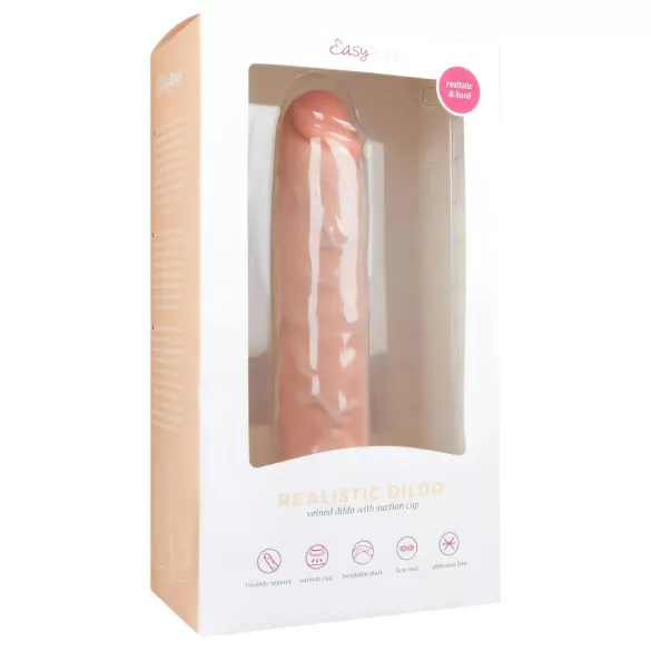 Easytoys - dildo mare cu ventuză - 28,5cm - culoare naturală