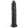 Easytoys - dildo mare cu ventuză (28,5cm) - negru
