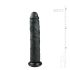 Easytoys - dildo mare cu ventuză (28,5cm) - negru