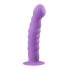 Easytoys - dildo ondulat cu ventuză - silicon mov