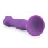 Easytoys - dildo ondulat cu ventuză (mov)