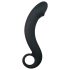 EasyToys Curved Dong - dildo anal din silicon (negru)