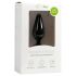 Easytoys Pointy Plug - dop anal cu inel - mediu (negru)