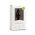 Easytoys Pointy Plug - dop anal cu inel - mediu (negru)
