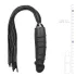 Easytoys - Flogger și dildo din silicon 2 în 1 - negru