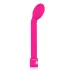 Easytoys - Vibrator punctul G subțire - silicon roz