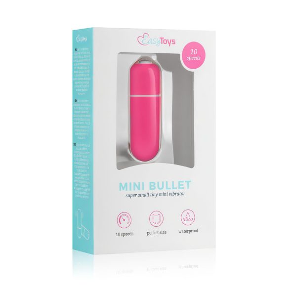 Easytoys - mini vibrator tip băț (roz)