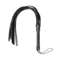 Easytoys Flogger - bici negru din piele ecologică moale Easytoys Flogger - bici negru din piele ecologică moale