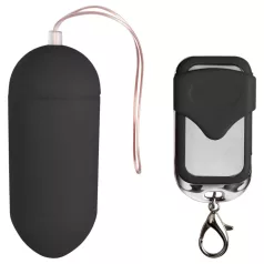 EasyToys - ou vibrator purtabil cu telecomandă (negru)