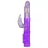 Easytoys - vibrator rotativ și penetrant tip iepuraș - mov