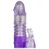 Easytoys - vibrator rotativ și penetrant tip iepuraș - mov