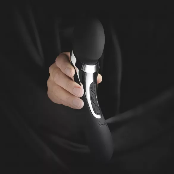 Sway No.1 Wand - vibrator masaj 2în1 reîncărcabil - negru