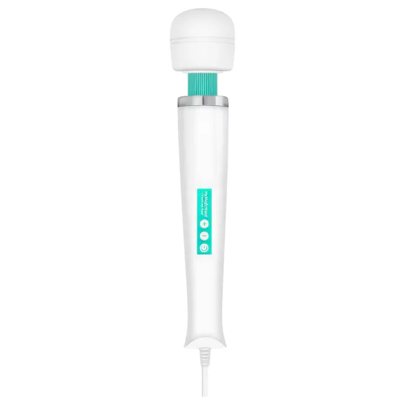 MyMagicWand - vibrator masaj puternic - alb-turcoaz