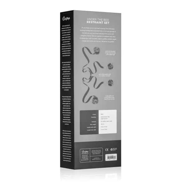 Easytoys - set de imobilizare pentru pat - negru