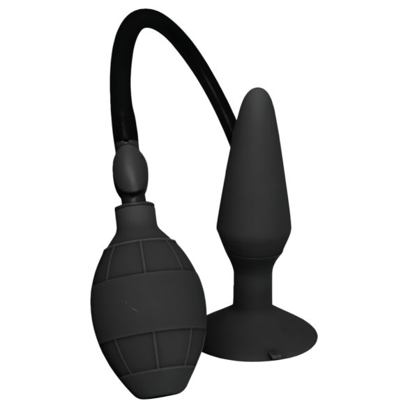 MenzStuff - dop anal gonflabil - mare - silicon negru