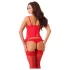 Amorable - set corset 3 piese - roșu - M
