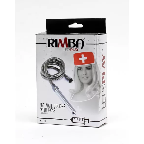 Rimba - duș intim aluminiu cu furtun - argintiu