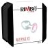 Rimba - plug anal mic metalic cu cristal roz - argintiu