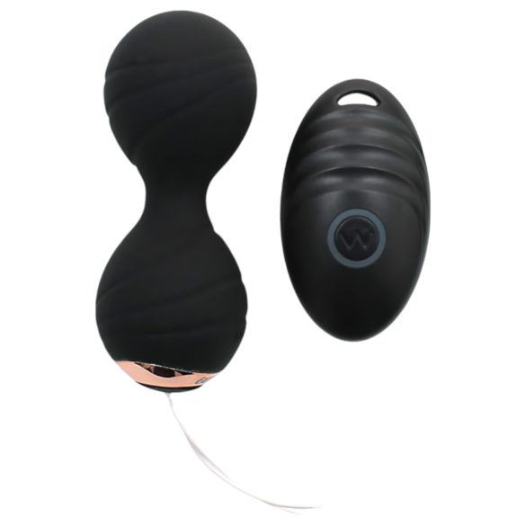 Rimba Cannes - ou vibrator wireless reîncărcabil (negru)