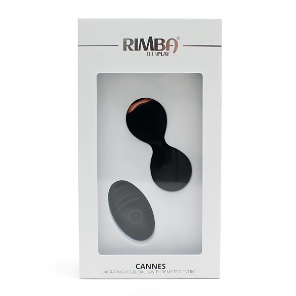 Rimba Cannes - ou vibrator wireless cu acumulator - negru