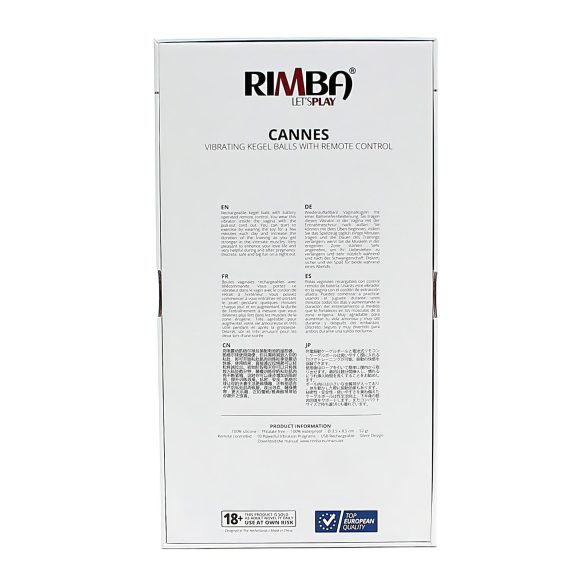 Rimba Cannes - ou vibrant wireless reîncărcabil - mov