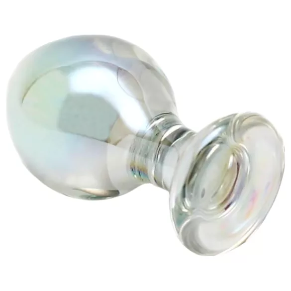 Rimba Zelda - dop anal din sticlă conic (transparent)