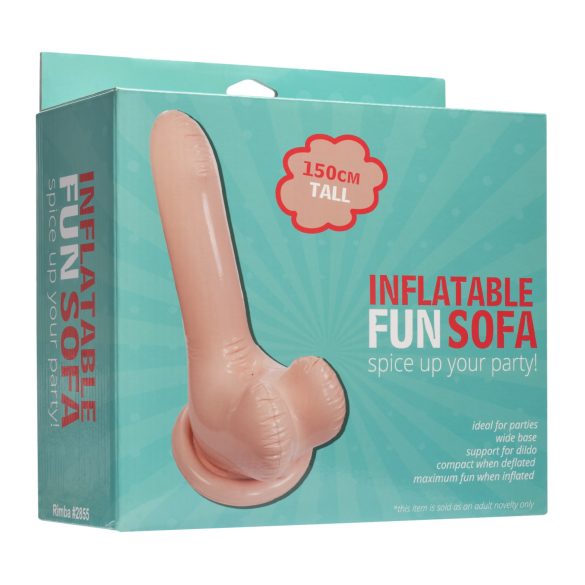 Inflatable Fun - sofa gonflabil cu penis - 66 cm
