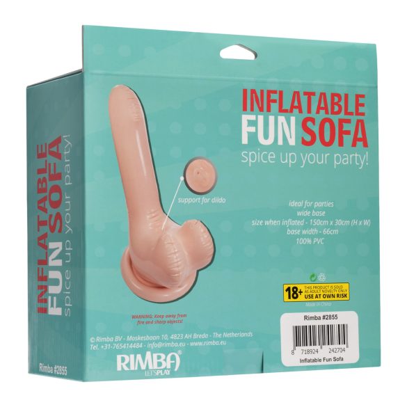 Inflatable Fun - sofa gonflabil cu penis - 66 cm