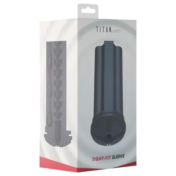 Kiiroo Titan Tight-Fit - masturbator cu inserție strâmtă - negru