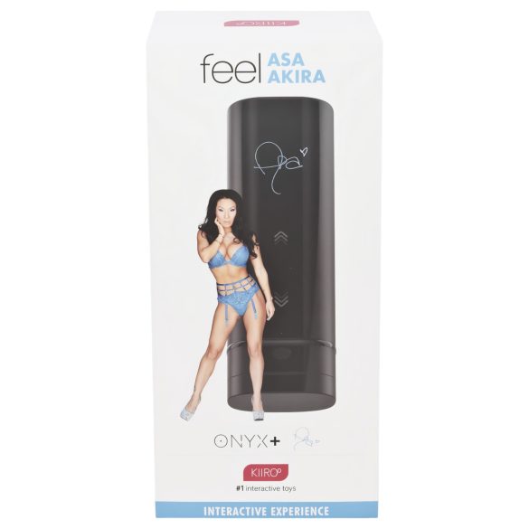 Kiiroo Onyx+ Asa Akira Experience - masturbator interactiv - negru
