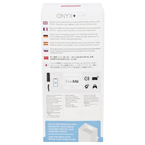 Kiiroo Onyx+ Asa Akira Experience - masturbator interactiv - negru