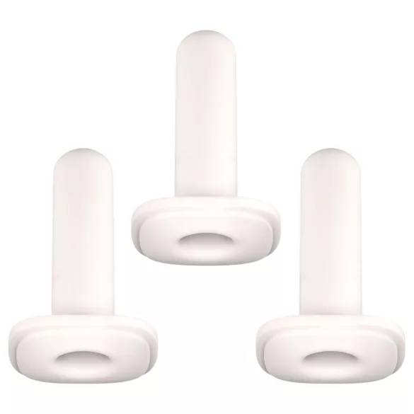 Kiiroo Onyx - mânecă masturbator standard - set 3 bucăți - alb