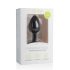 Easytoys Diamond - dop anal mic cu pietre albe - negru