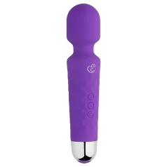 EasyToys - mini wand vibrator reîncărcabil - masaj - mov