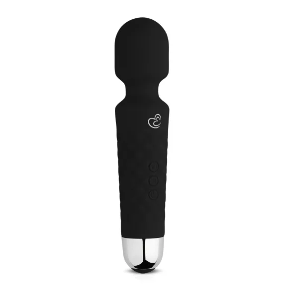 EasyToys - mini wand vibrator reîncărcabil - negru