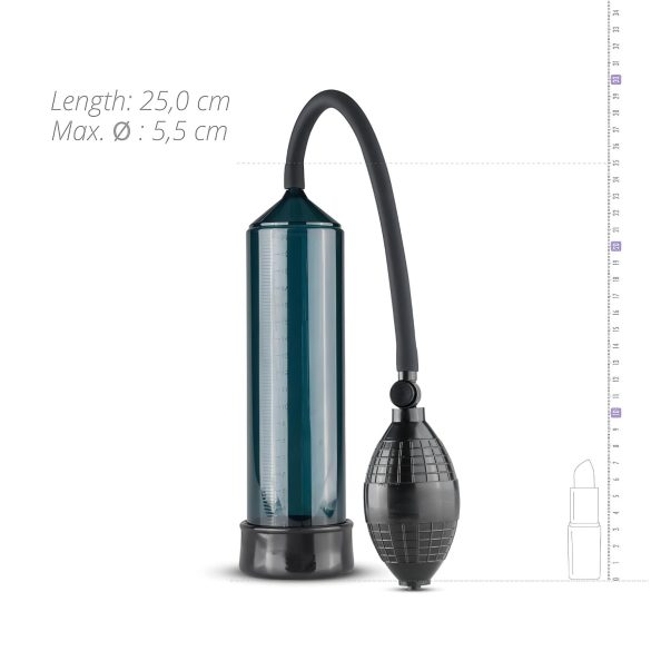 Easytoys - pompă pentru penis - reglabilă - negru