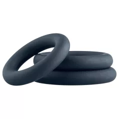 Boners - set inele pentru penis - 3 bucăți - gri