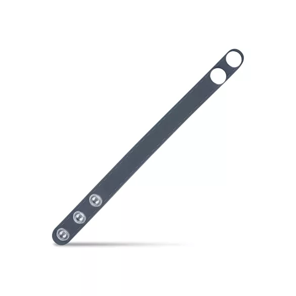 Boners - inel pentru penis reglabil S/M - silicon gri